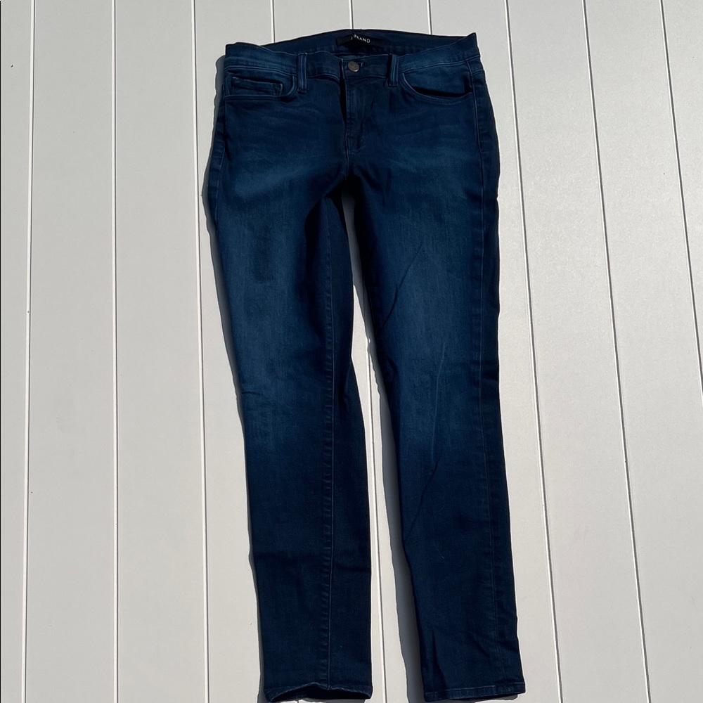 J Brand Dark Blue Avalon 28 Skinny Jeans